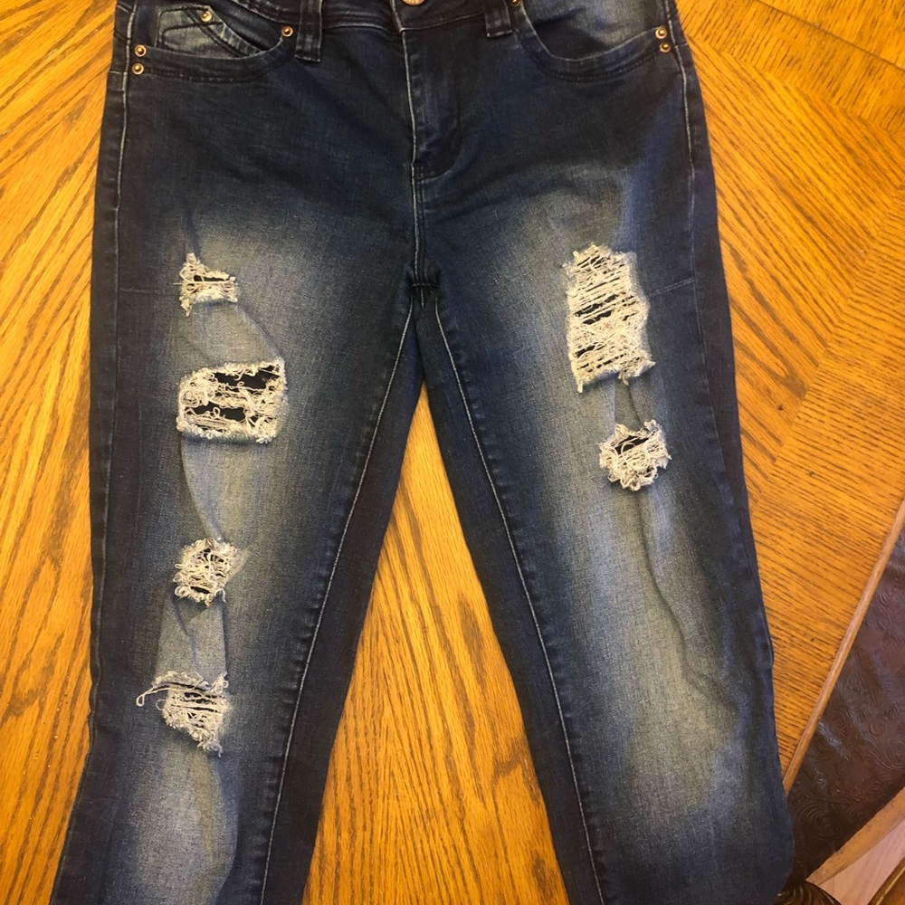 YMI mid rise skinny jeans